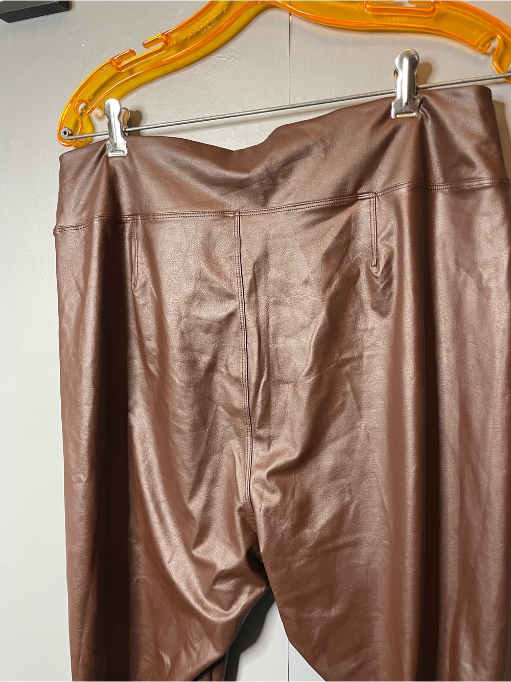 Aerie Offline brown faux leather high rise leggings size xxl - Picture 6 of 11